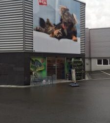 Spendenbox bei Zoo & Co. in Remscheid